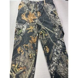 Vintage FieldStaff Camo Pants With Adjustable Waist 6 Pocket Size 32